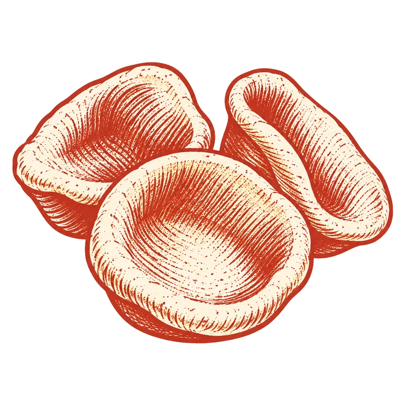 Illustrazione: orecchioni, orecchiette grandi e carnose